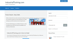 Desktop Screenshot of industrialtraining.com